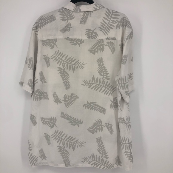 🎈 Bruno Black & White Hawaiian Tropical Print - Picture 10 of 11